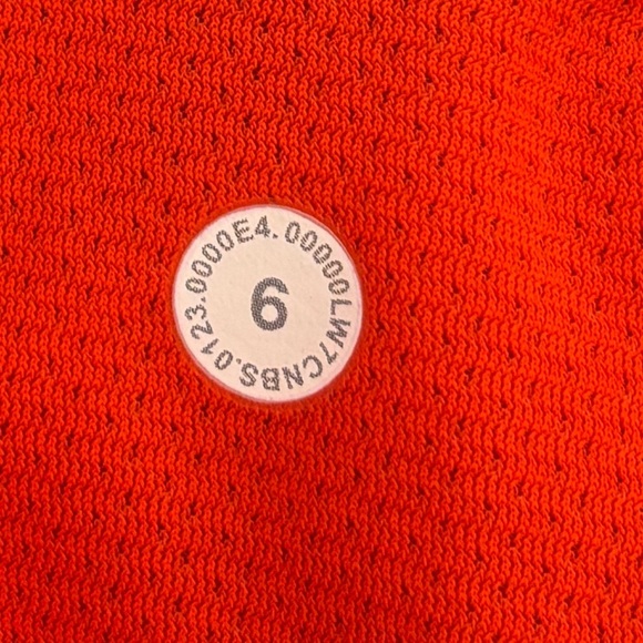 NWT Lululemon Fast & Free High Rise Shorts 2" Insense Emboss Solar Orange Size 6 - Picture 8 of 8